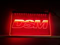 CNC Engraved DSM LED Sign - RED