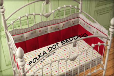 Polka Dot Crib Bedding